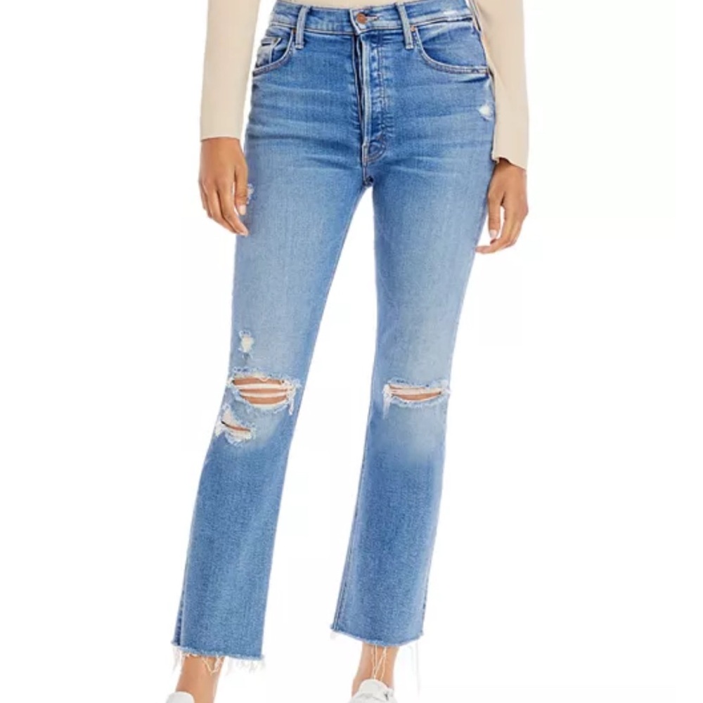 MOTHER Denim Ankle Fray